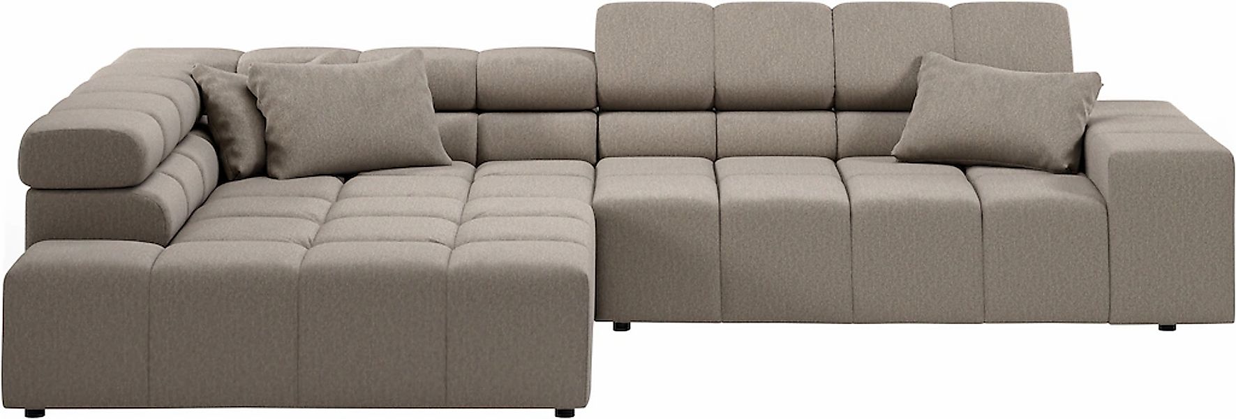 INOSIGN Ecksofa "Ancona incl. Kopfteilverstellung, Breite 319cm, L-Form", w günstig online kaufen