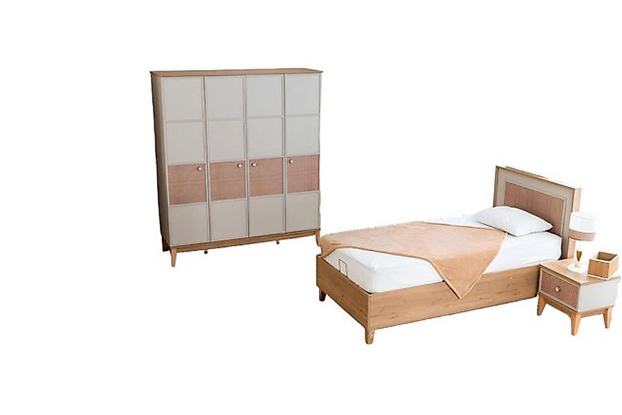 Xlmoebel Bett Komplettes Set für das Kinderzimmer mit Designer-Bett, Schran günstig online kaufen