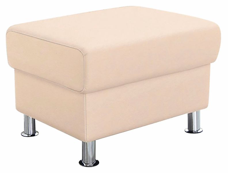 TRENDMANUFAKTUR Hocker »Rondo, Polsterhocker zur Serie, Breite 67 cm, Füße günstig online kaufen