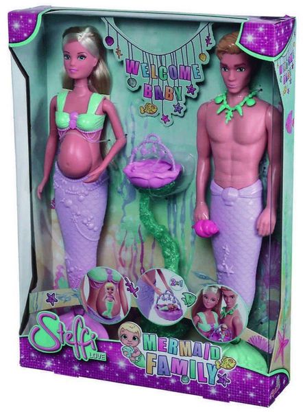 SIMBA Anziehpuppe Love Mermaid Family schwangere günstig online kaufen