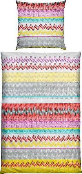 Erwin Müller Bettwäsche Bettwäsche, Seersucker, Grafik günstig online kaufen