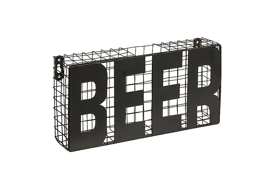 Out of the Blue Dekofigur Beer Kronkorkensammler Dekoartikel aus Metall günstig online kaufen