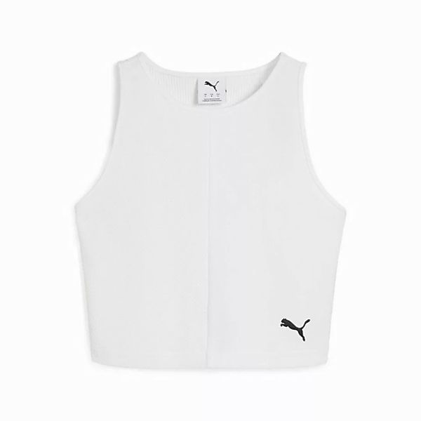 PUMA T-Shirt WARDROBE ESS Geripptes Crop-Top Damen günstig online kaufen