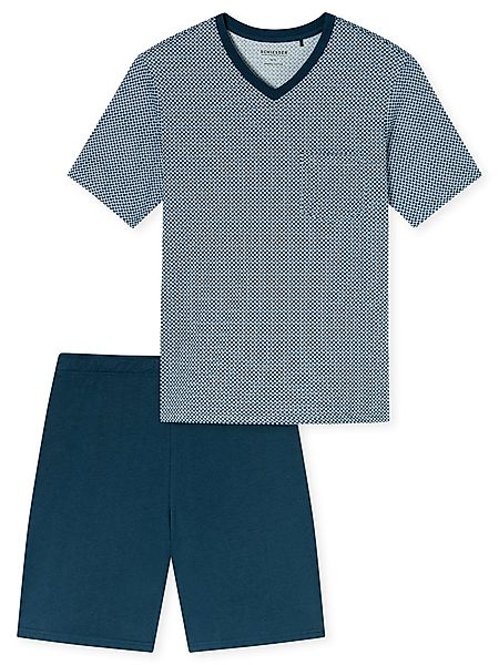 Schiesser Pyjama V-Ausschnitt - Comfort Nightwear günstig online kaufen