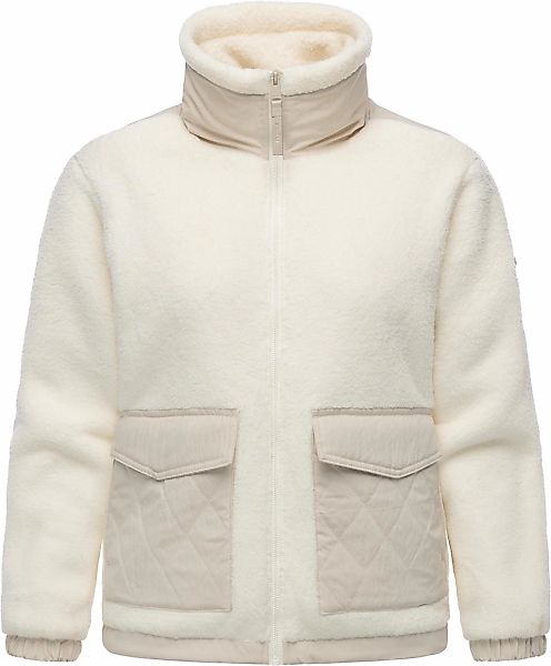 Ragwear Plüschjacke "Arctika II" ohne Kapuze Flauschige Jacke aus Teddyflee günstig online kaufen