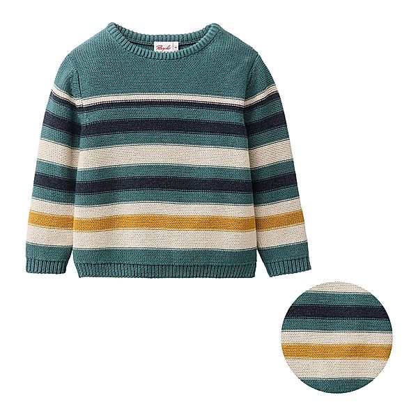 People Wear Organic Strickpullover, bunt geringelt günstig online kaufen