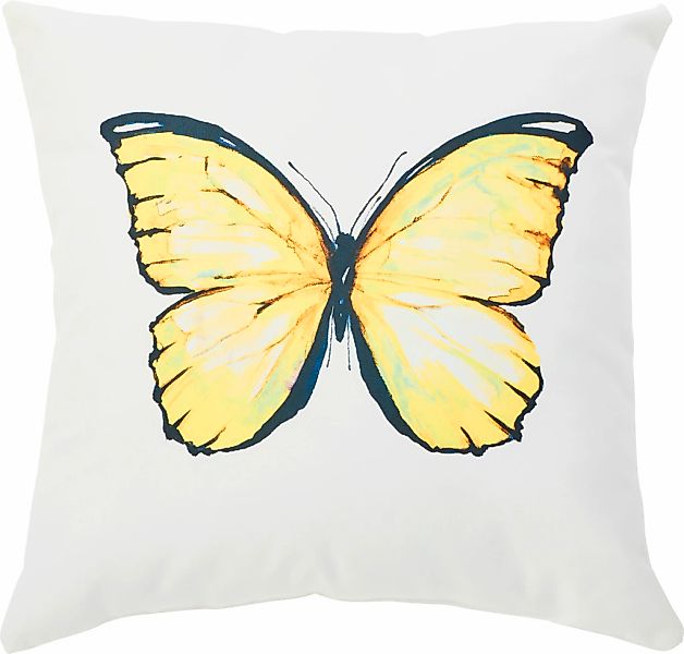 done. Dekokissen "Butterfly" Beidseitig bedrucktes Outside Kissen inklusive günstig online kaufen
