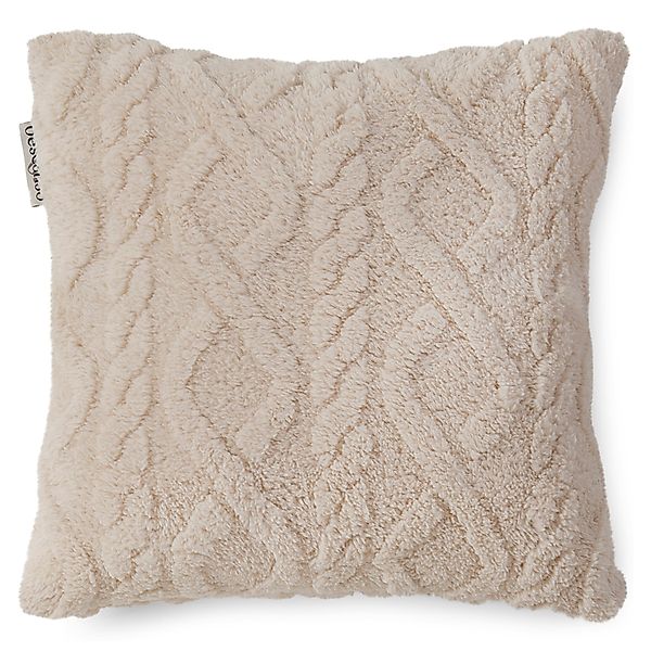 Descanso Dekokissen "Jacquard teddy" Dekokissen, Zierkissen, Weich, 40x40 c günstig online kaufen