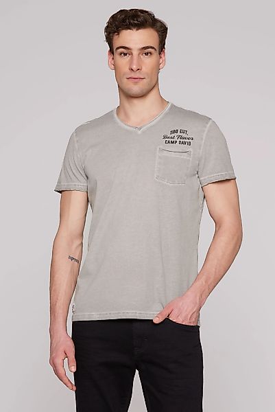 CAMP DAVID V-Shirt, mit Brusttasche günstig online kaufen