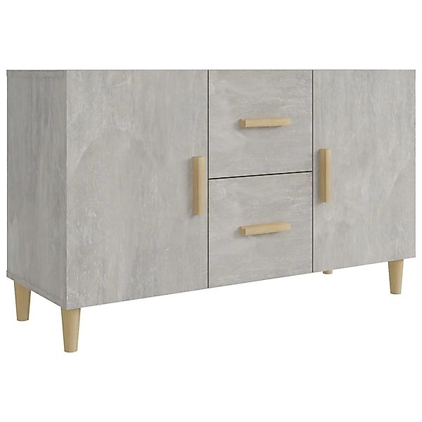 vidaXL Sideboard Betongrau 100x36x60 cm Holzwerkstoff 812514 günstig online kaufen