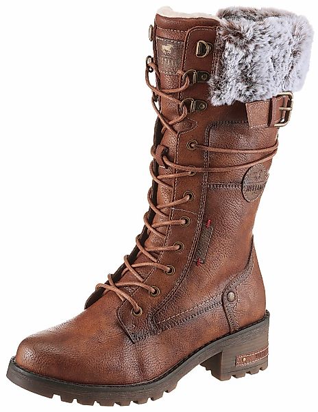 Mustang Shoes Winterstiefel "Haukea" Snowboots, Winterstiefel mit TEX-Membr günstig online kaufen