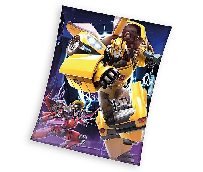 Wohndecke Transformers Fleecedecke Kuscheldecke 150 x 200 cm, Transformers günstig online kaufen