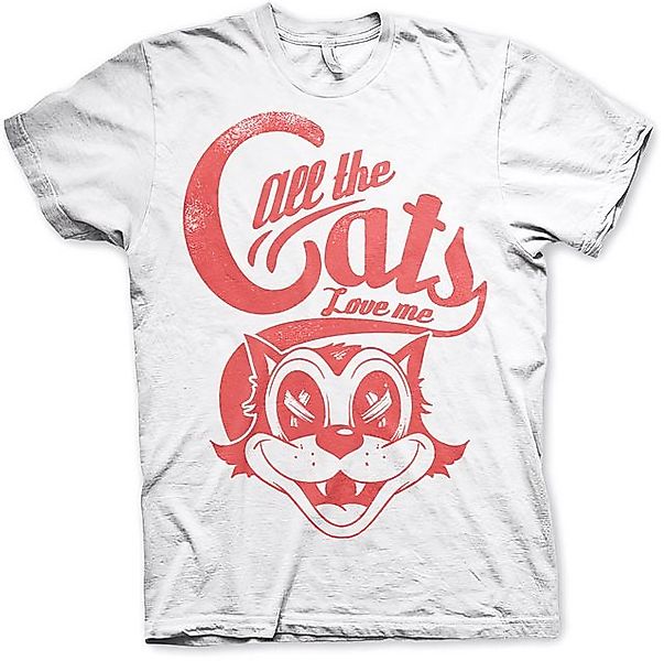 Hybris T-Shirt All The Cats Love Me T-Shirt günstig online kaufen