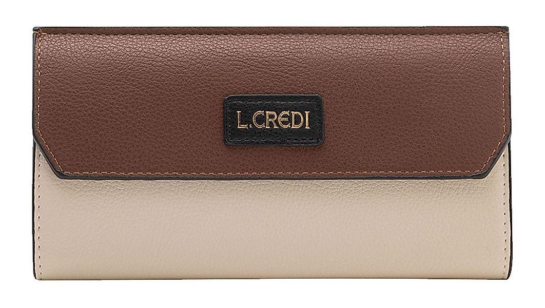 L. CREDI Geldbörse Flap Wallet, mit günstig online kaufen