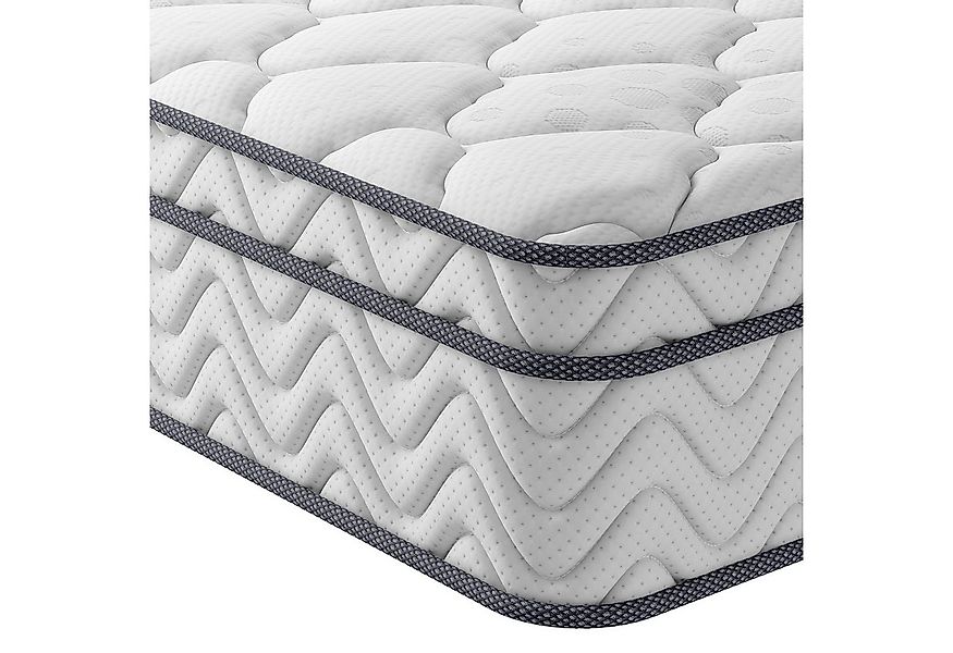 Taschenfederkernmatratze 7-Zonen Matratze 26cm hohe Hybridmatratze H3 BT1, günstig online kaufen