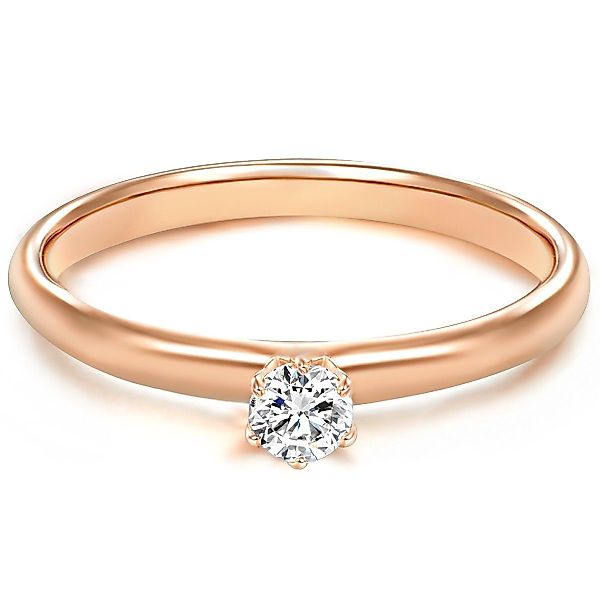 Trilani Silberring roségold, mit Zirkonia im günstig online kaufen