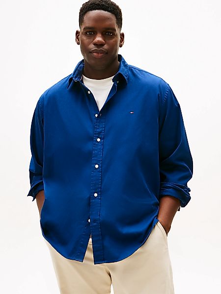 Tommy Hilfiger Big & Tall Langarmhemd, Große Größen, Button-Down-Kragen günstig online kaufen