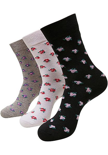 URBAN CLASSICS Basicsocken Urban Classics Unisex Recycled Yarn Flower Socks günstig online kaufen