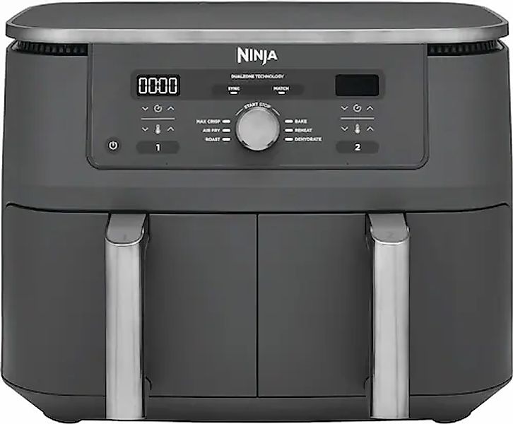 NINJA Heißluftfritteuse »MAX 6-in-1 Dual Zone Air Fryer 9,5L DZ400EU« 2470 günstig online kaufen