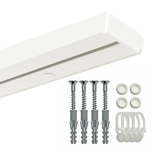 Gardineum Gardinenstange Gardineum 1-lfg. Kunststoffschiene mit günstig online kaufen