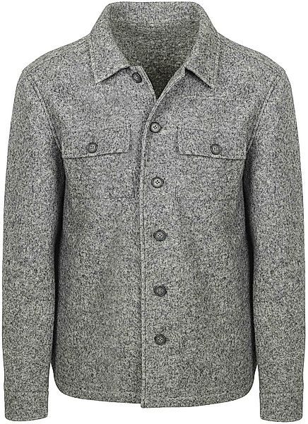 Suitable Overshirt Boiled Wool Blend Grau - Größe S günstig online kaufen