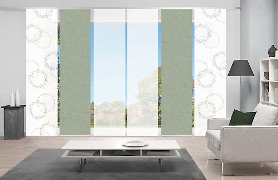 Vision S Schiebegardine »AINUR 6er SET« Paneelwagen 6 Stk. tlg. Schiebevorh günstig online kaufen