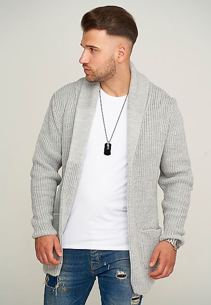 behype Strickjacke "MKCARDY45", mit Schalkragen günstig online kaufen