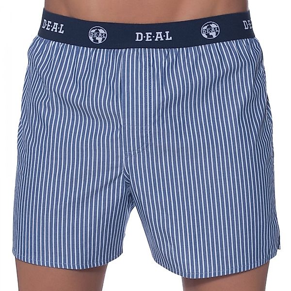 D.E.A.L International Boxershorts Blau mit Längsstreifen günstig online kaufen