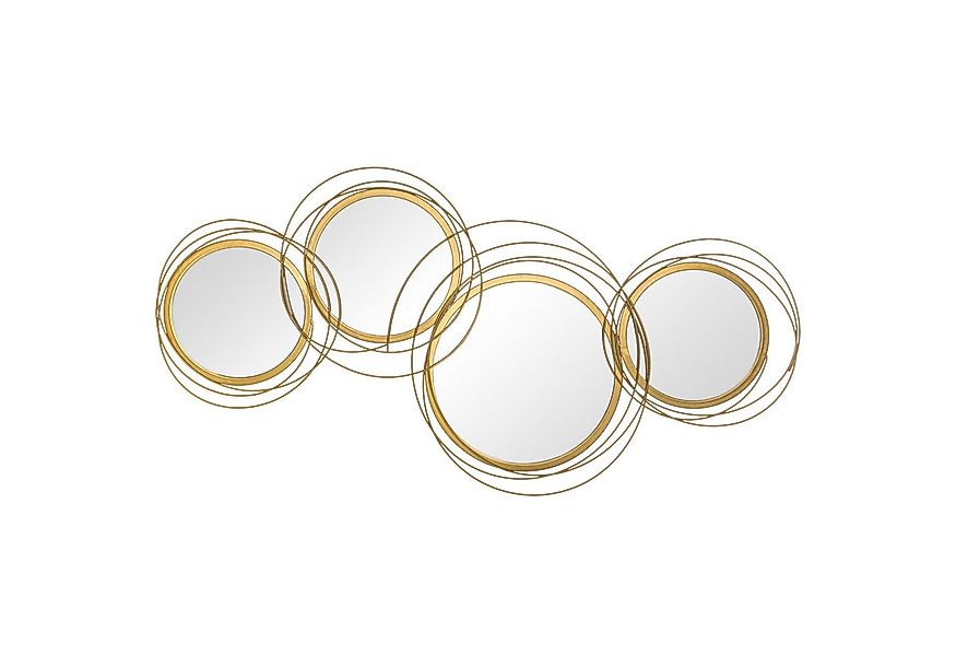 MC Star Dekospiegel Spiegel-Set Wanddekoration mit 4 runden Spiegeln (für W günstig online kaufen