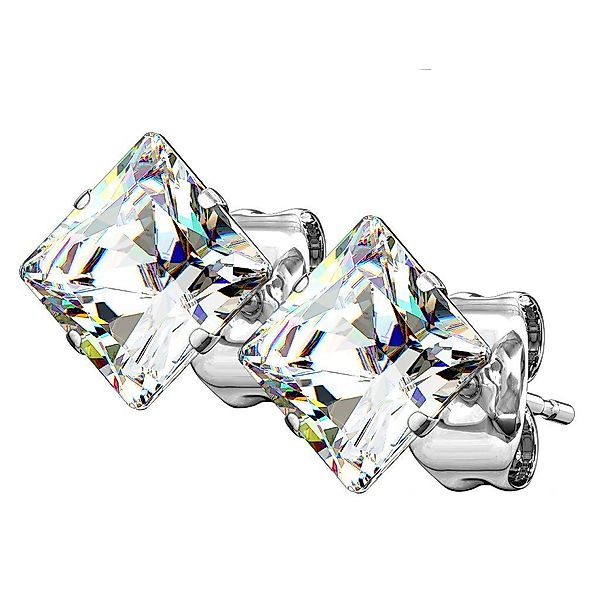 Taffstyle Paar Ohrstecker Quadratische Ohrstecker Edelstahl günstig online kaufen