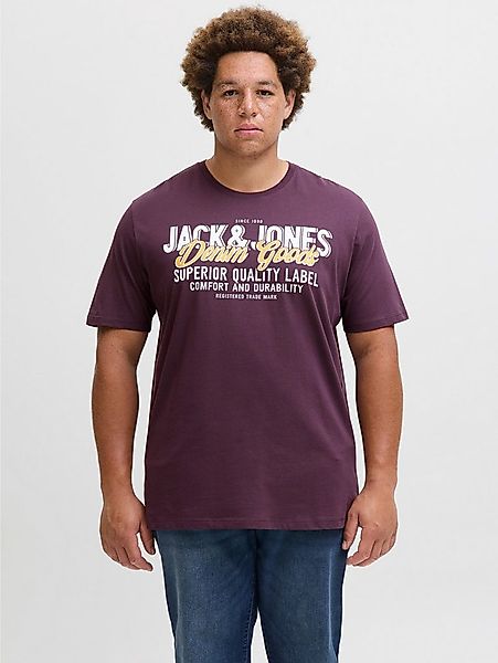 Jack & Jones PlusSize T-Shirt JJELOGO TEE SS ONECK 2 COL AW25 NOOS PLS günstig online kaufen