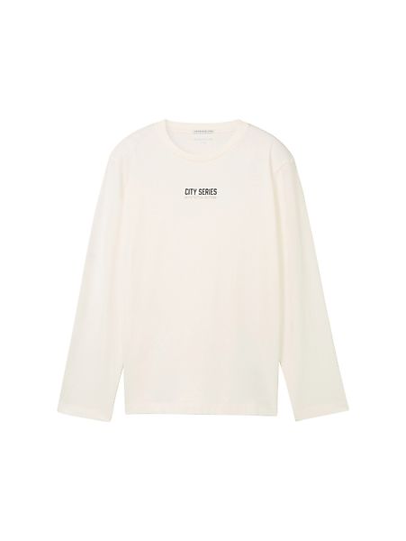 TOM TAILOR Langarmshirt mit Letter Print günstig online kaufen