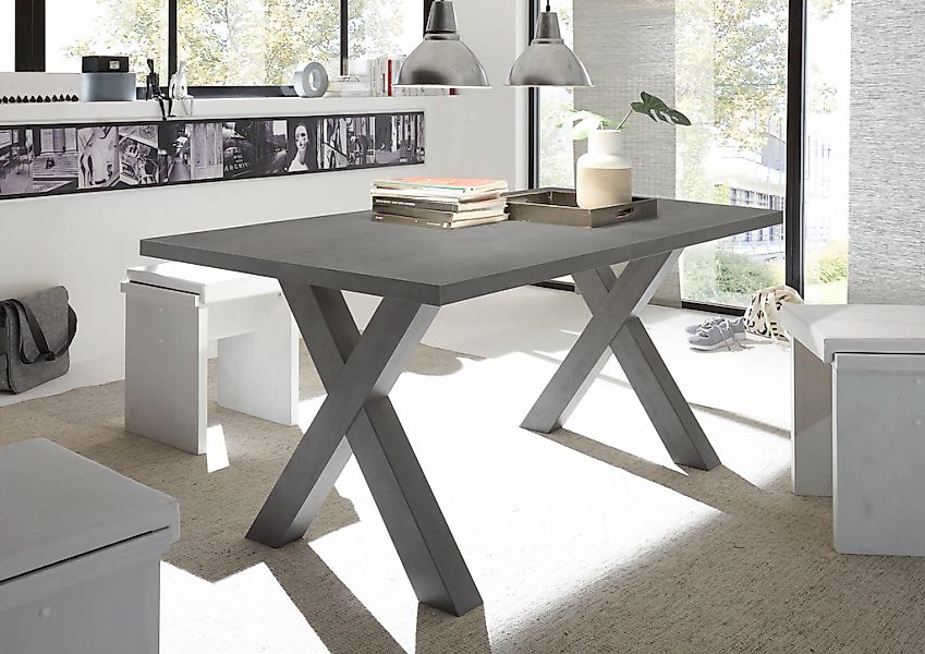 Mäusbacher Esstisch "Mister TOPSELLER", mit Auszug (160-210 cm), Gestell in günstig online kaufen