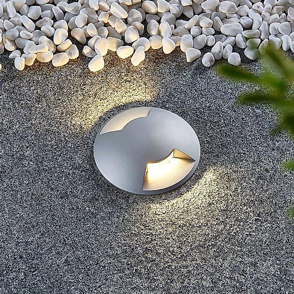 Lucande Bodeneinbauleuchte Milara, 2 Lichtaustritte, GU10 günstig online kaufen