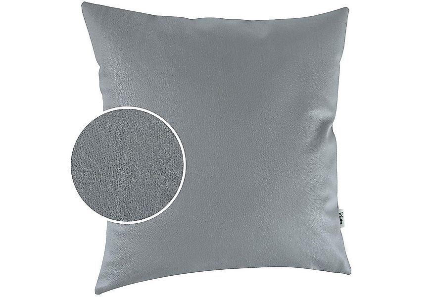 Kisska Dekokissen Kissenhülle KUMO atmungsaktive Kunstleder Kissenbezug Zie günstig online kaufen