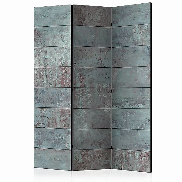 3-teiliges Paravent - Turquoise Concrete [room Dividers] günstig online kaufen