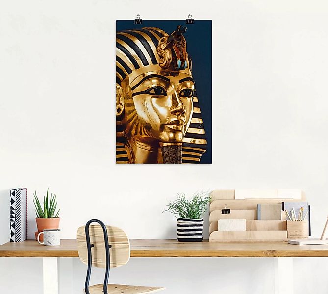 Artland Wandbild »Grabmaske von König Tutanchamun«, Menschen, (1 St.), als günstig online kaufen