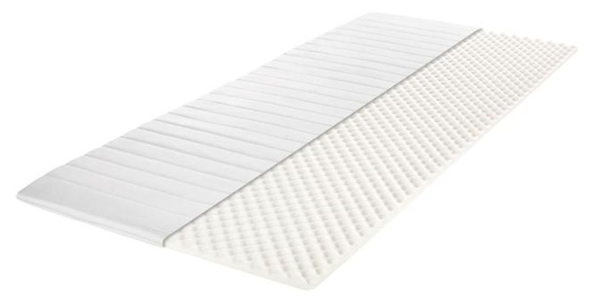 Topper Komfortschaum ca. 180x200 cm 100% Polyester-Mikrofaser weiß günstig online kaufen