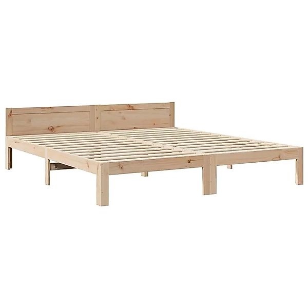 vidaXL Massivholzbett ohne Matratze 160x200 cm Kiefernholz 859229 günstig online kaufen