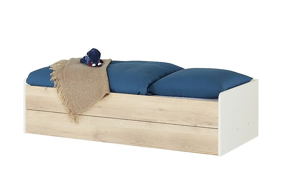 Stauraumbett  Grow Up ¦ holzfarben ¦ Maße (cm): B: 97 H: 54,5 Betten > Bett günstig online kaufen