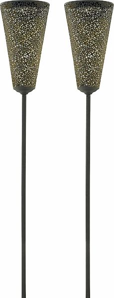 LUXFORM Gartenleuchte "Luxform Solar Torch Leeds, set of 2", Leuchtmittel L günstig online kaufen