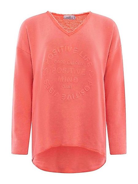 Zwillingsherz Sweatshirt Positive Mind (1-tlg) Fransen günstig online kaufen
