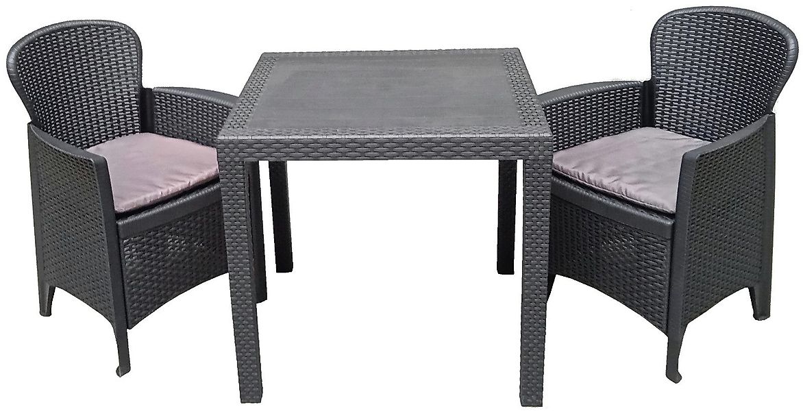 Progarden Essgruppe Gartenmöbel Sitzgruppe Balkonmöbel Terrasse günstig online kaufen