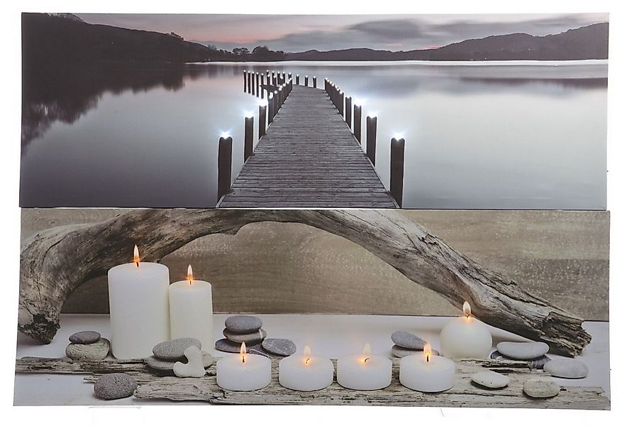 Kaemingk LED-Bild LED Leinwand 6 LED die leuchten Batteriebetrieben günstig online kaufen