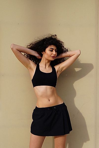 C&CITY Shorts Damen Lycra Strandrock Shorts günstig online kaufen