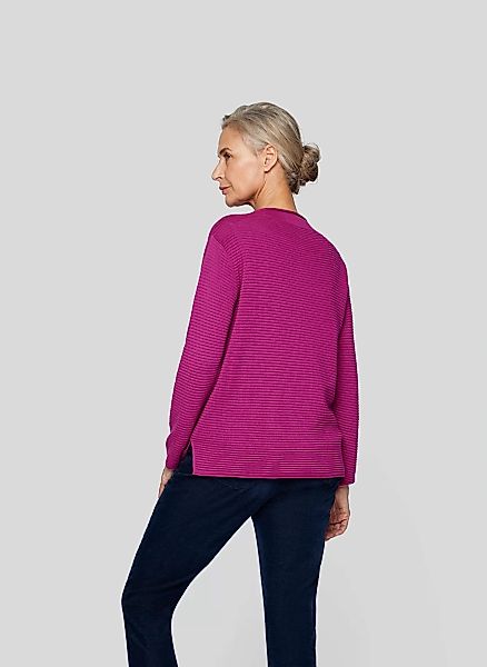 Rabe Strickpullover, mit Rippstruktur und aufgesetzter Tasche günstig online kaufen