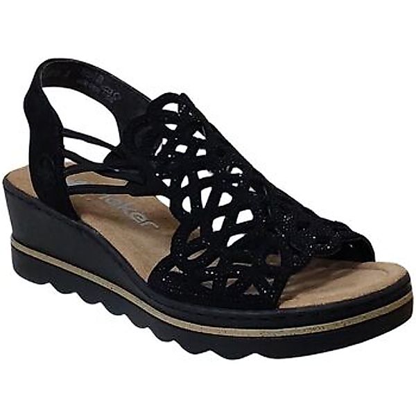 Rieker  Sandalen Sandaletten 67465-00  - Importiert, Schwarz günstig online kaufen