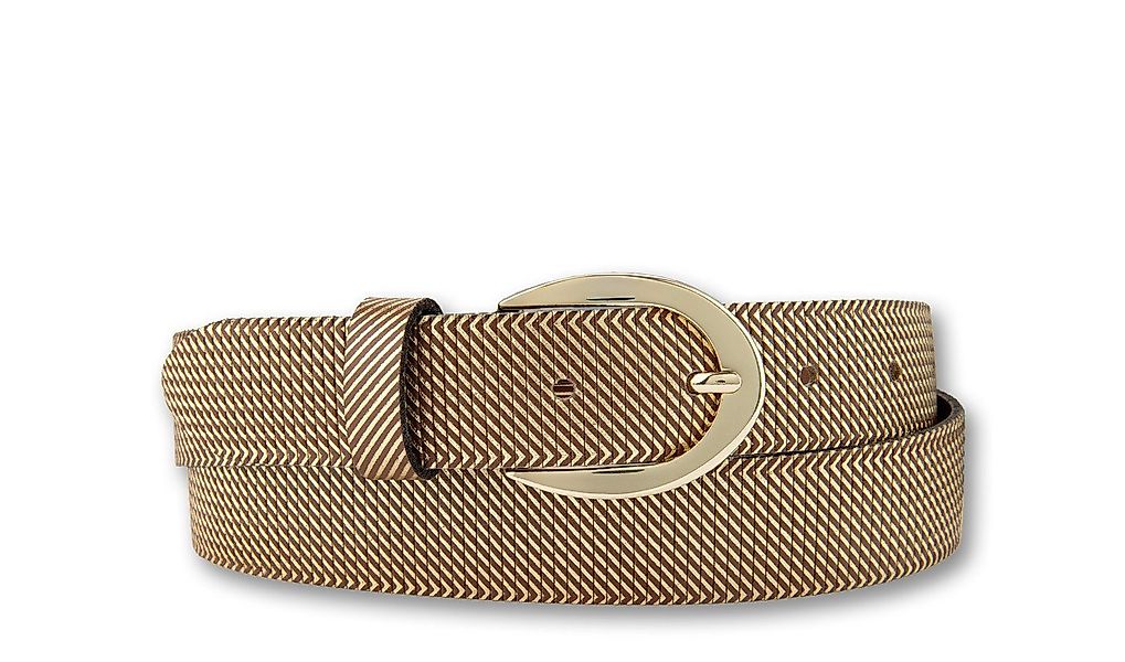 BERND GÖTZ Ledergürtel Ledergürtel mit edel strukturierter Oberfläche günstig online kaufen