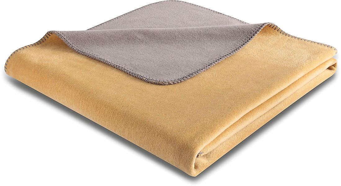 Biederlack Wohndecke »Wohndecke Doubleface mit geketteltem Zierstich«, Made günstig online kaufen