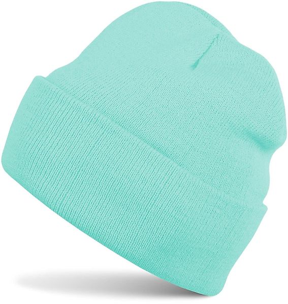 styleBREAKER Strickmütze Winter Strickmütze mit Krempe günstig online kaufen
